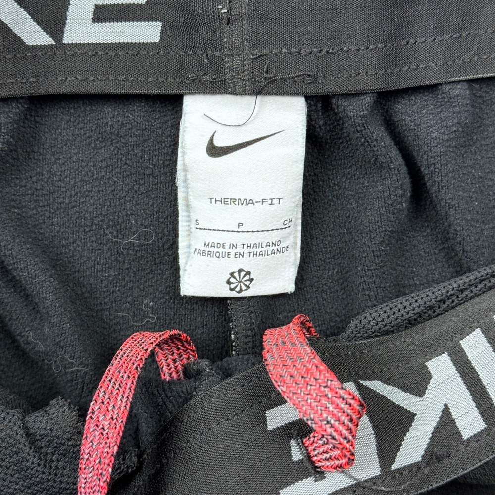 Nike Therma-FIT Joggers Sweatpants Mens Small Black Gray Workout Gym Casual - Picture 7 of 12